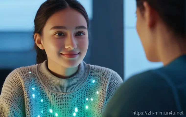 미미와 주변 캐릭터 상호작용 - **Prompt:** A close-up, highly detailed shot of a young adult female (mid-20s, casual modern clothin...