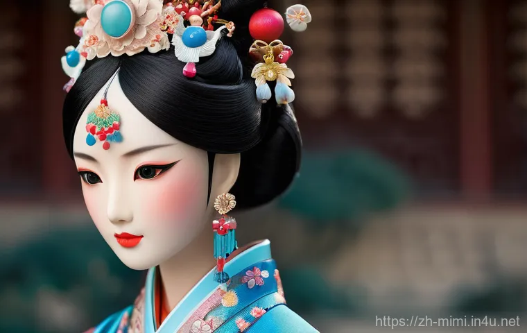 미미 팬덤의 글로벌 네트워크 - A highly detailed and exquisitely crafted image of a MIMI trendy toy figure, showcasing a fusion of ...