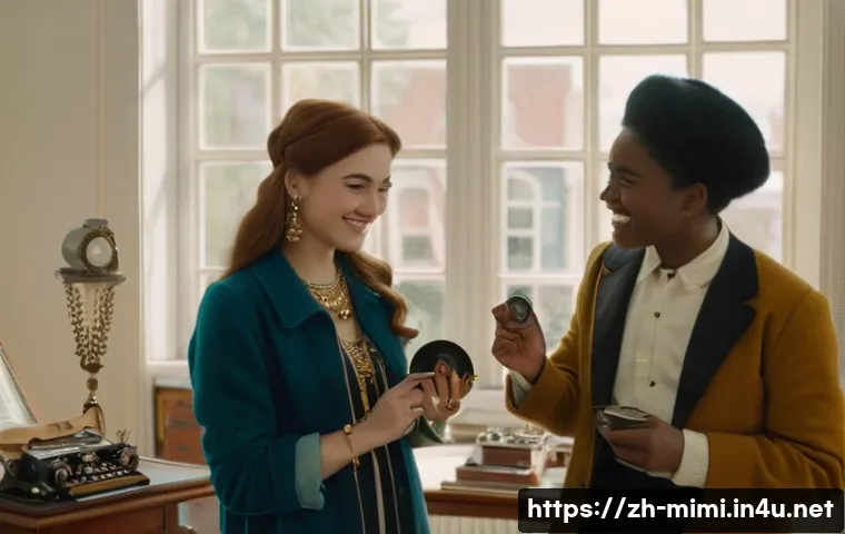 미미의 주요 소비자층 - A group of diverse young adults, aged 20s-30s, are gathered in a brightly lit, cozy room. They are e...